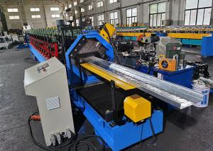 China Galvanized Steel Scaffold Plank Roll Forming Machine With Gauge Adjust Device factory