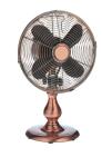 SAA 2 Speed Vintage Electric Fan 12inch Metal Desktop ETL Adjustable Tilt
