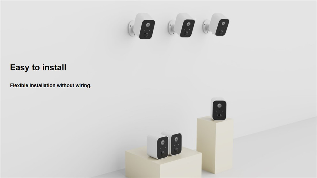Smart Wireless Battery Camera with Basestation(E938J3F)