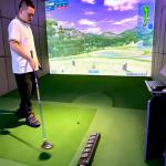 Factory Direct Golf Simulator Indoor Family Golf Screen Interactive Projection