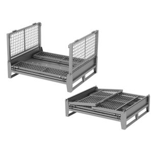 Metal Collapsible Pallet Cage Stillage Bin Steel Cage 2T Load