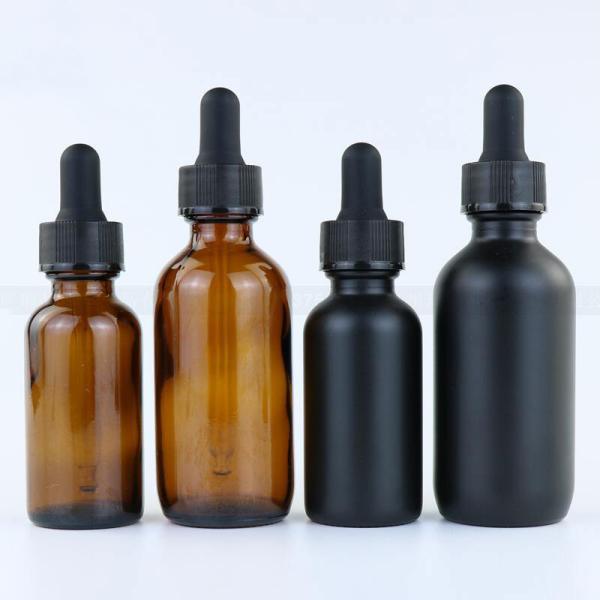15ml 30ml 60ml 120ml 2oz Glass Amber Essential Oil Bottle Blue Glass Boston