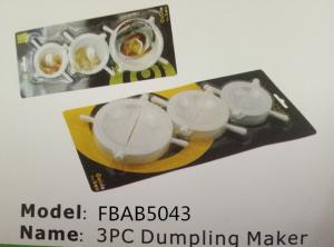 China FBAB5043 for wholesales BPA free PP material 3pcs dumpling maker set factory