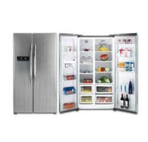 China 603L side by side refrigerator factory