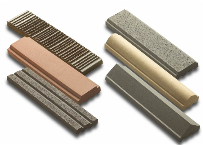 Plane Surfaces Special Shaped Bricks , Clay Thin Veneer Brick Customized