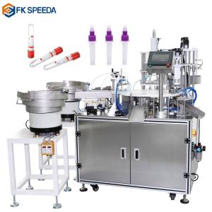 China Automatic Vacutainer Test Tube Filler Liquid Tube Filling Capping Machinery factory