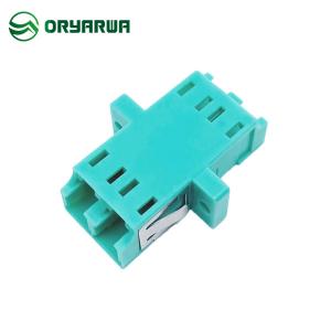 China Duplex LC Fiber Optic Adapter One Piece Type With Flange factory