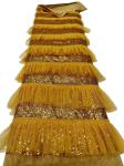 50/52" width 3d lace fabric bridal lace textile for wedding dress handmade 3d