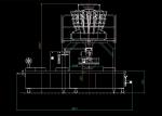 16 Head Multihead Weigher Packing Machine For Frozen Diced Pork
