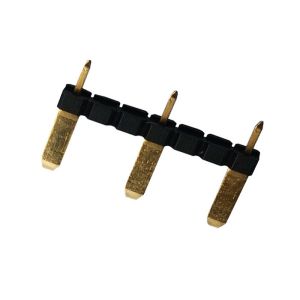 Durable Round Female Pin Header 1x3 Pin Single Row Gold Flash 3.0 AMP