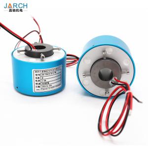 China 100RPM 2 Circuits 10A IP54 16mm Through Bore Slip Ring factory