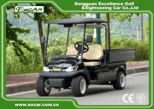 China 2 Seater Electric Golf Utility Carts Electric Hotel Buggy Car with Aluminium Cargo factory