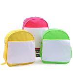 Customized Colored Sublimation Backpack Schoolbag For Kids With Detachable
