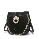 Rivets Bucket Bags Suede Combined Shoulder Bag Rhinestone Western Women's Bag