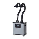 Digital Double Arm Solder Fumes Extractor Triple Filter Remote Control