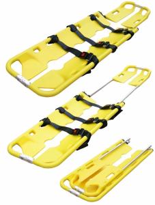 China Medical Portable PE Plastic Separable Patient Emergency Scoop Stretcher factory