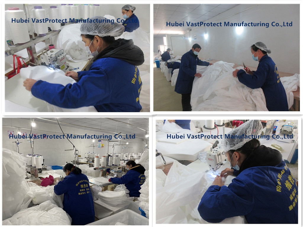 Food Processing Industry Workshop Factory Protective Polypropylene Non-Woven Disposable PP Ninja Space Astronaut Balaclava Hood Head Cover with Face Mask