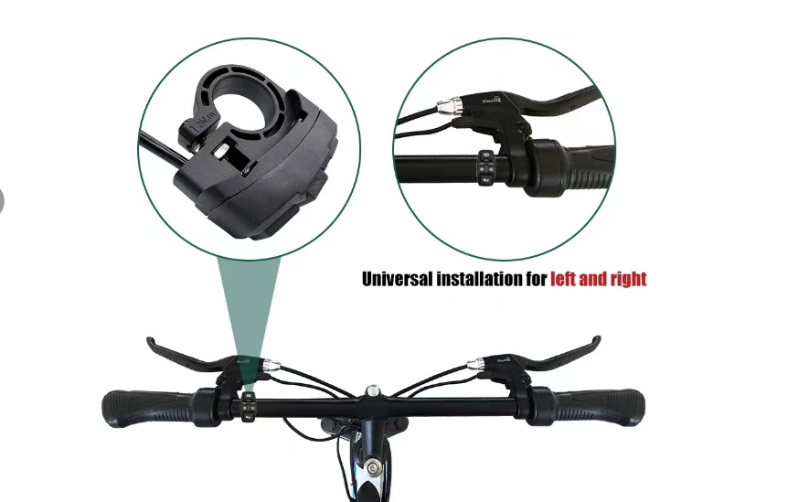 3-in-1 Electric Bike Scooter Light Switch 36V 48V with Horn Headlight Steering Features for 48V Electric Bicycle Parts