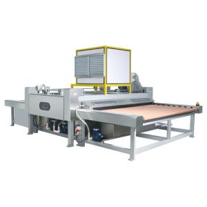 Horizontal Flat Glass Washing Machine with PLC Control System and CE Certificati