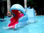 Commercial Mini Pool Slide Fiberglass Water Park Pool Slide Anti Static For