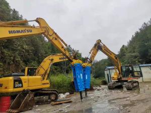 China Q345B Hydraulic Hammer Rock Breaker Attachment For Excavator Breaker Digger factory
