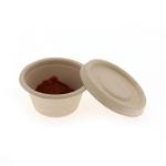 Compostable Biodegradable Sugarcane Bagasse Cup Cold Drink Paper Tea Cup With