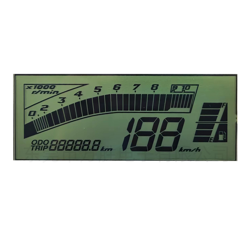 China Custom 7 Segment LCD Display for Speedometer Segmented LCD Solutions on sale