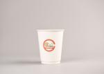 12oz Promotional Double Wall Paper Cups Heat Insulation Take Out Coffee Cups