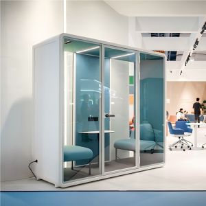 Modern Soundproof Pods Sound Insulate Acoustic Meeting Booth Portable
