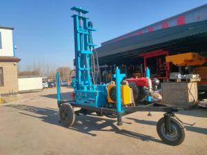 China Advanced Pneumatic Water Well Drilling Rig Fast Lifting Speed Of 0-30 M/Min factory