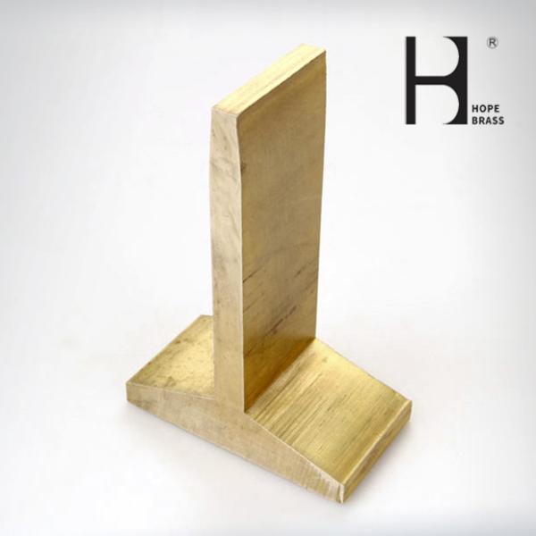 China Customized Polished Brass T Bar Polishing Copper T Slot Framing factory