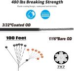 ZINC PLATED Finish Outdoor Light Suspension Kit for Hanging Yoga Swing and