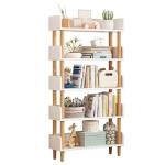 Custom Modern Bookshelves Wooden Furniture Storage For Home Office