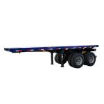 40ft Container Platform Flatbed Semi-Trailer with Front Wall in Heavy Duty