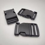 Black Plastic 1'' Side Release Buckle SGS Heavy Duty Dog Collar Buckles