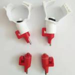 Automatic Ball Valve Chicken Nipple Drinkers Quail Birds With Clips For Poultry