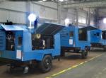 Diesel Industrial Portable Air Compressor / Rock Drill Compressor Kaishan Lcgy