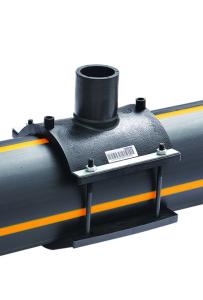China PE DN63-DN250 SDR11 Straight Saddle PE Electrofusion Fittings factory