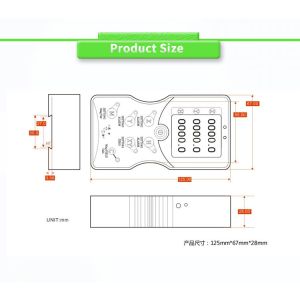 Powerful UBSDC-232Y High-Precision Digital Display Three-Dimensional Electronic