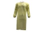 PE+PP 50GSM Yellow Breathable Anti Static Disposable Medical Clothing With Rib