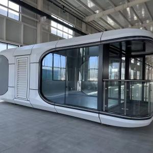 China Luxury Outdoor Resort Mobile Prefab Tiny Houses Home Space Capsule Living Container House for Hotel in Customized Color factory