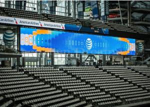 China Pixel Pitch 10mm Led Perimeter Advertising Boards , High Brightness Led Display SMD3535 factory