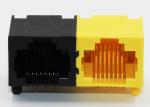 Side Entry 1x2 Ports RJ45 Jack Modular Connector MJ5688P-FB12-HPRDNRY