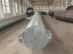 138kV Dodecagonal 43 meters height 0°~60° strain galvanized steel pole