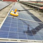 Aluminum Alloy/Carbon Fiber Rotary Brush Cleaner for Solar Panels Artificial