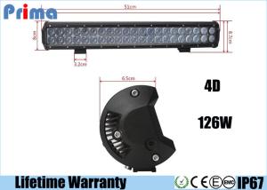 China Double Row 4D Cree LED Car Light Bar For 12V 24V Vehicles 20&quot; 126W High Lumen factory