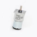 Low Noise Micro Diameter 37mm Gearbox 6volt 12v 24v 10kgcm 3w 4 Watt 60 Rpm High