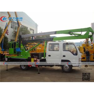 ISUZU 4x2 16M Truck Mounted Aerial Work Platform With Folded Arm