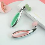 Electric Gemstone Anti Wrinkle Face Roller V Shape Massager For Face