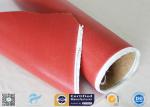 1.5m Wide 0.45mm Silicone Coated Fiberglass Fabric 80g Single Side Chemical